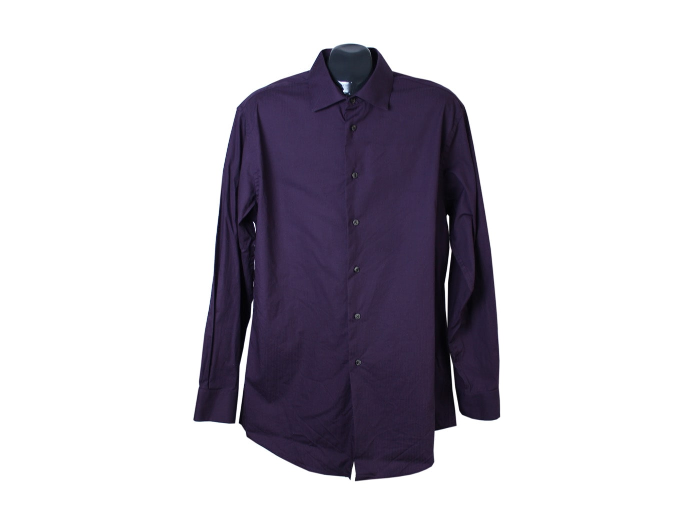 Рубашка SLIM FIT фиолетовая с длинным рукавом мужская CALVIN KLEIN ...